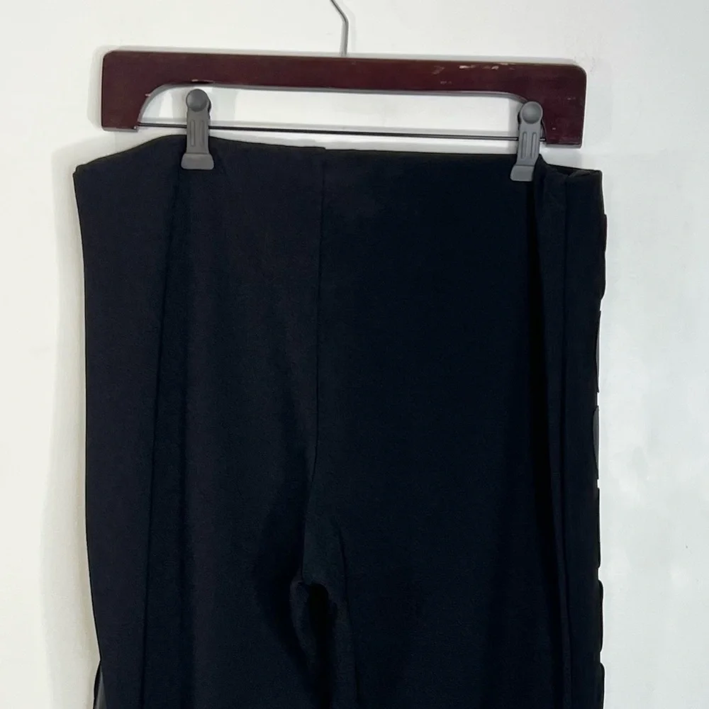 SOLD Vtg Joseph Ribkoff 70s 80s union made black cropped applique pants 14 - Picture 7 of 12